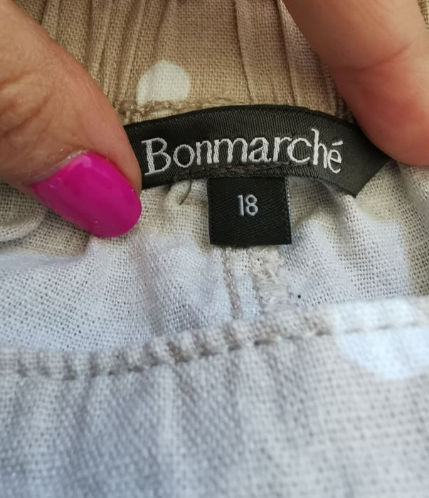 Spodnie damskie w grochy 44 46