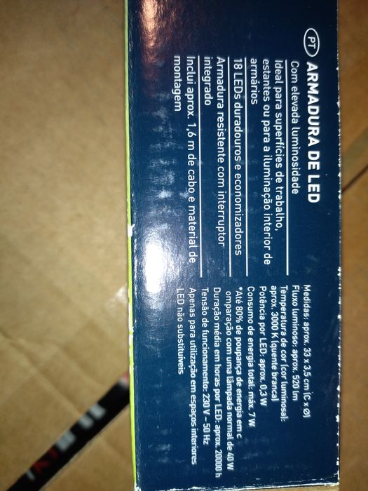 Lâmpada LED para bancadas