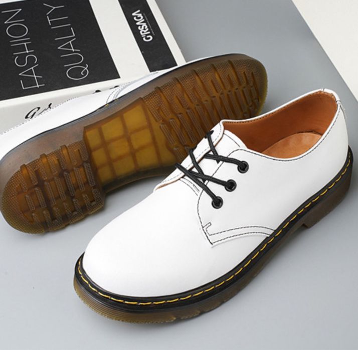 Półbuty glany mokasyny derby eleganckie  obuwie unisex jak martensy