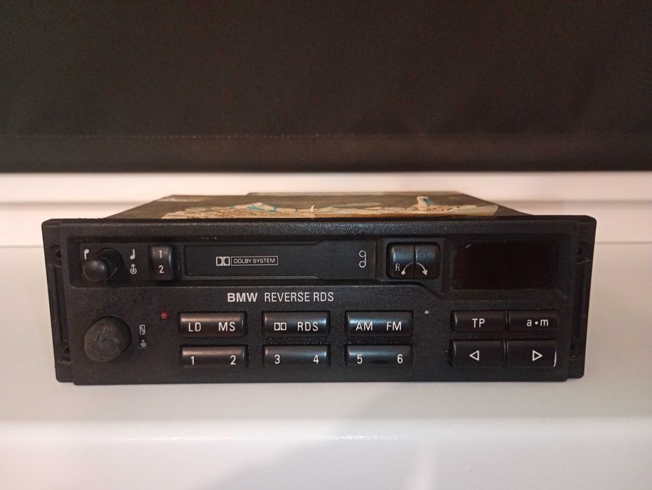 Radio na kasety BMW Reverse RDS ORI BMW E36 Z3 E34 E32 E31 E30 E28 E24
