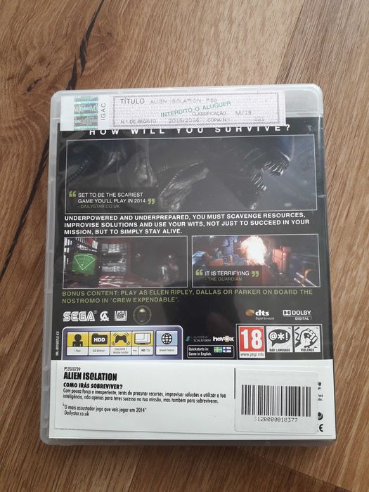 Alien Isolation para PS3