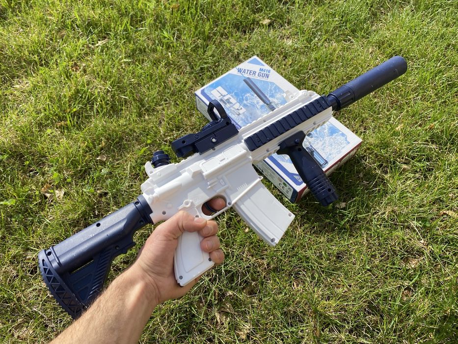 Електричний водний автомат M416 Water Gun – з прицілом, глушником