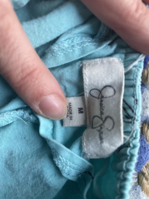 Jessica Simpson ogrodniczki turkusowe r. 140