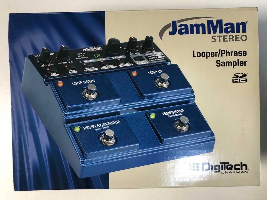 Pedais DigiTech Harmony man /  JamMan Stereo Looper - (COMO NOVOS)