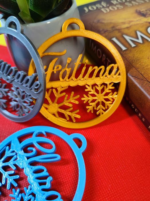 Bolas de Natal personalizadas!