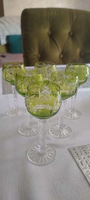 Kieliszki reymery zielone do likieru wódki