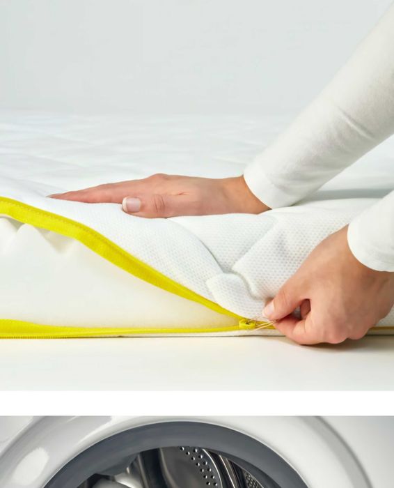 Cama c/estrado ripas, faia, Branca 70x160 cm e colchão