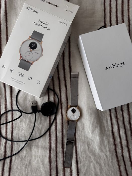 Withings Steel HR Relógio Híbrido Smartwatch