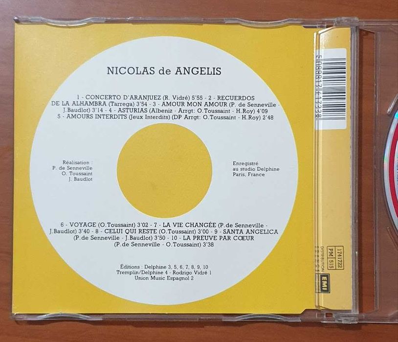 CD - Nicolas de Angelis - Mini Best