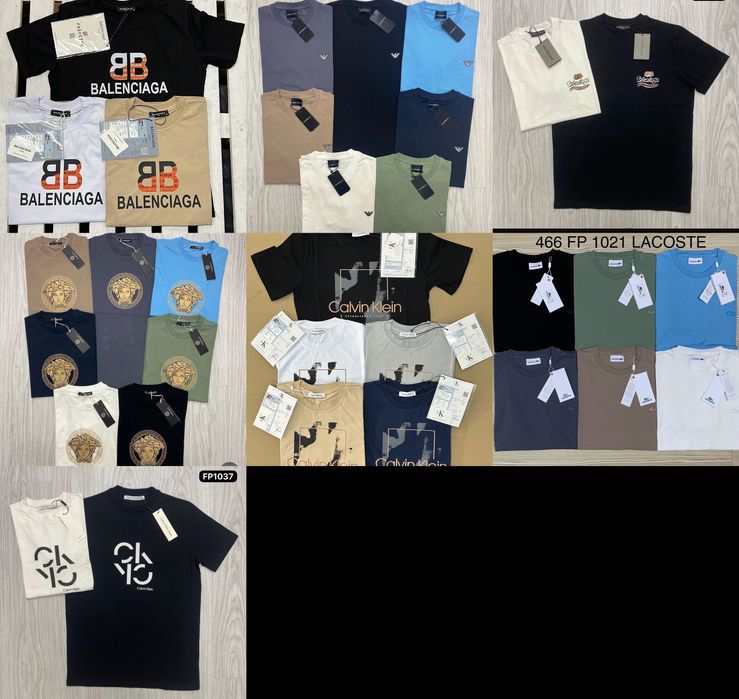 Koszulki armani tshirt męskie lacoste koszulka vers męska