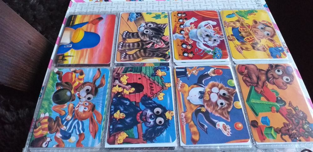 Lote mais de 1.400 calendários bolso anos 80