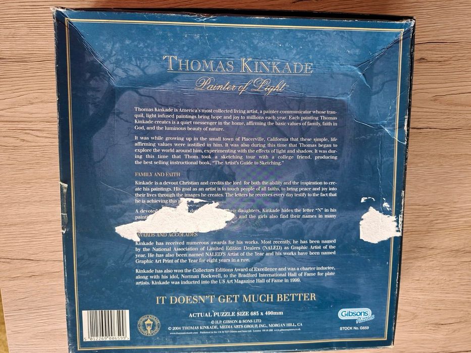 Puzzle 1000 Gibsons Thomas Kinkade