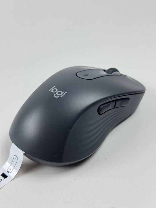 Бездротова оптична миша Logitech Signature M650 L Left Graphite - Bluetooth / USB-приймач, розмір для великих рук, коліщатко розумного прокручування