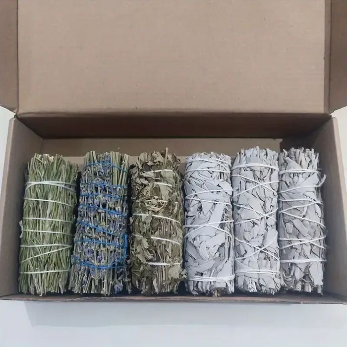 Шалфей, шавлія, полин, полынь, пало Санто, могильник, гармала. Набор