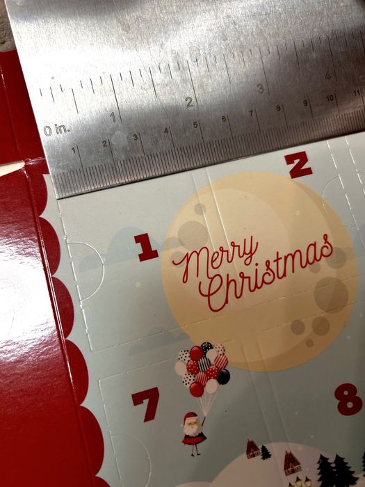 Коробка для адвент календаря