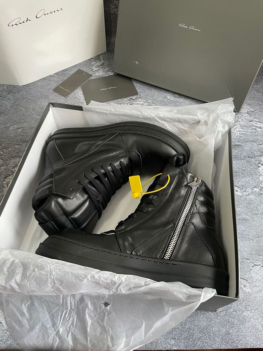 Rick Owens Geobasket Low Black