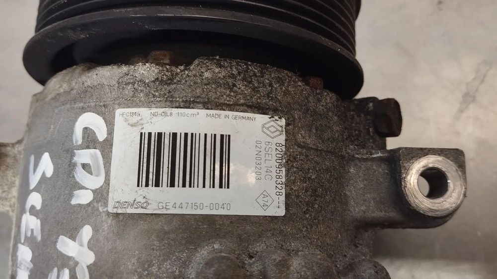 COMPRESSOR AC RENAULT MEGANE III / SCENIC III 1.6DCI REF. 447150-0040