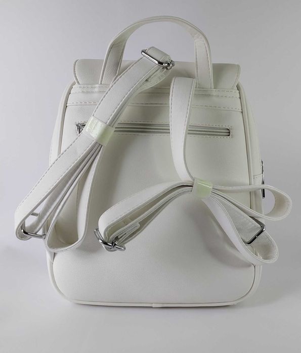 Рюкзак міський жіночий на два відділення білий Karlos Marconi