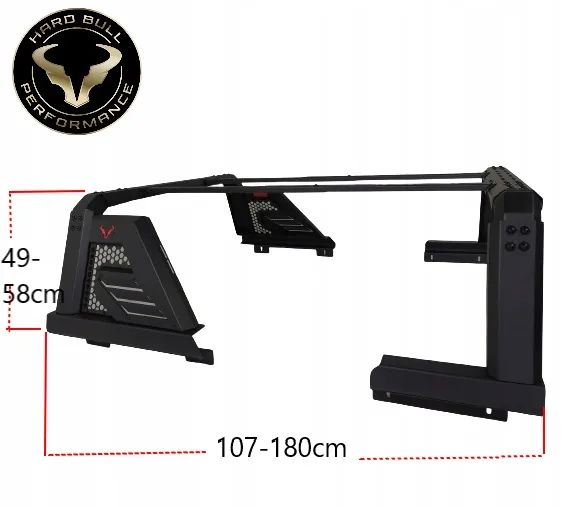 Orurowanie Roll Bar Hard Bull Performance zabudowa paki  DODGE RAM 1500 09-24 CR08