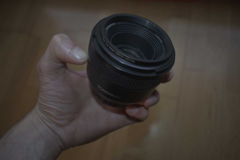 Nikon D3400 + Nikon 18-55mm f3.5-f5.6 (kit lens) + Yongnuo 50mm f1.8