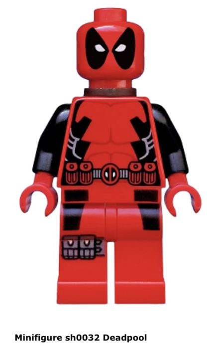 LEGO # 6866 DEADPOOL + BROŃ! MISB! Unikat! sh0032 jak NOWY!