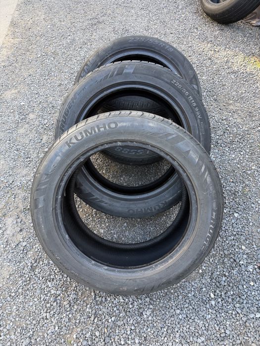 Opony letnie 225/55R18 2x6mm i 2x5mm  0122 i 4420 4szt