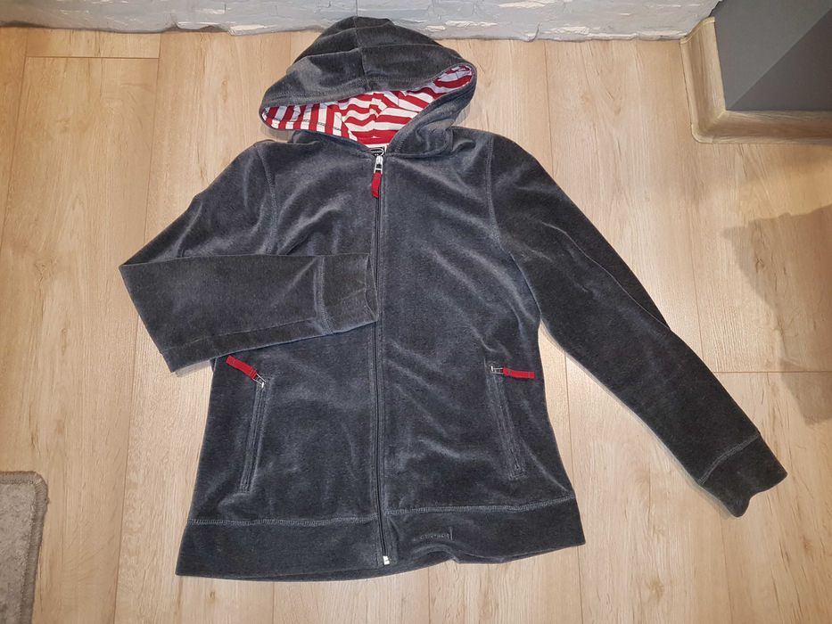 szara bluza z kapturem rozm. M