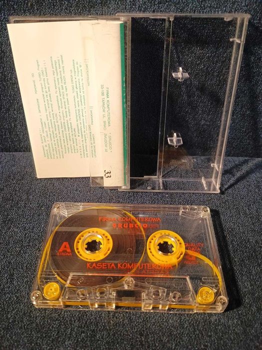 Kaseta Commodore 64 GRUBCIO 33 - składanka gier