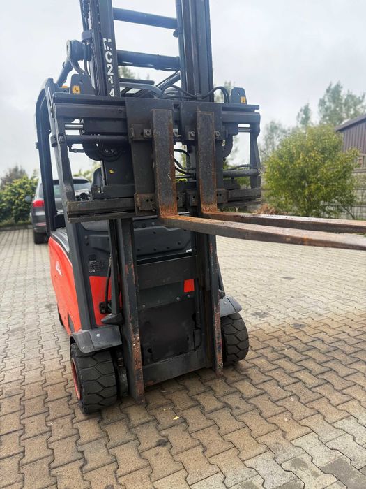 wózek widłowy elektryczny LINDE E20PH 3.80m przesuw pozycjoner 6600mtg