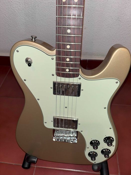 Guitarra Fender Chris Shiflett Telecaster Deluxe Shoreline Gold