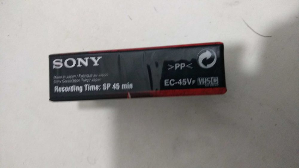 Cassete VHS-C VINTAGE, Sony Premim EC-45, NOVA!