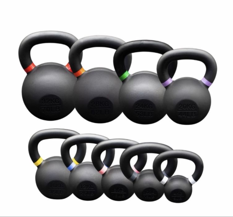 Zestaw kettlebell Grand Fitness 4-32 kg NOWY ZESTAW