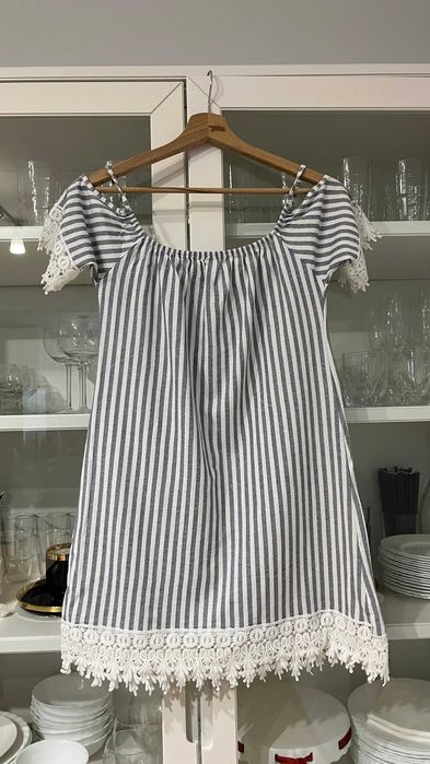 Sukienka tunika hiszpanka holiday vibe lace XS