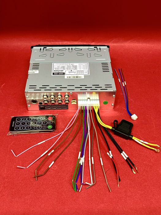 Магнітола 1-дін Decker MDR-200 DSP—потужний звук у вашому авто 6×100W