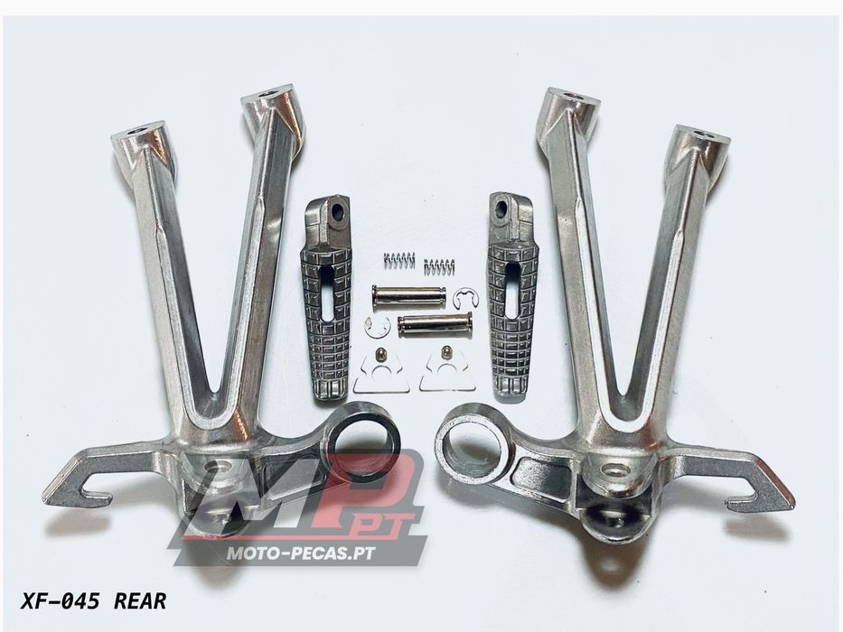 pousa pes completos traseiros suzuki gsxr 1000 2007 - 2008