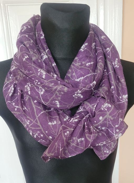 Lekki szalik fiolecik