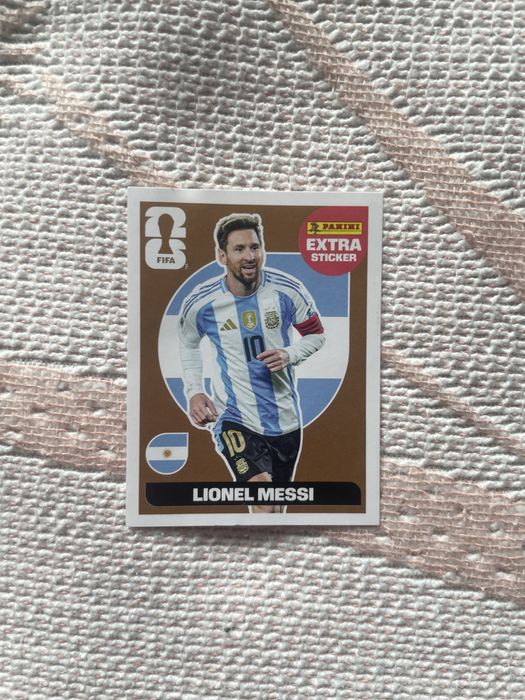 Autocolante Messi Bronze Extra Sticker