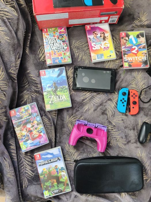 Nintendo Switch konsola plus gry