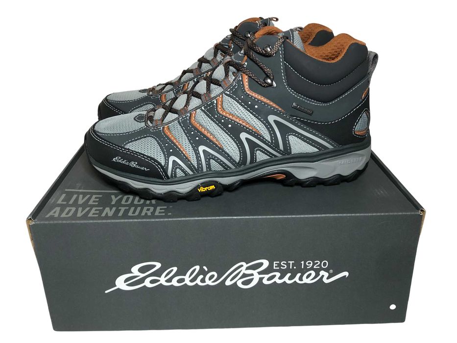 2840 Eddie Bauer Skórzane Buty Trekkingowe Męskie Wysokie Turystyczne 46