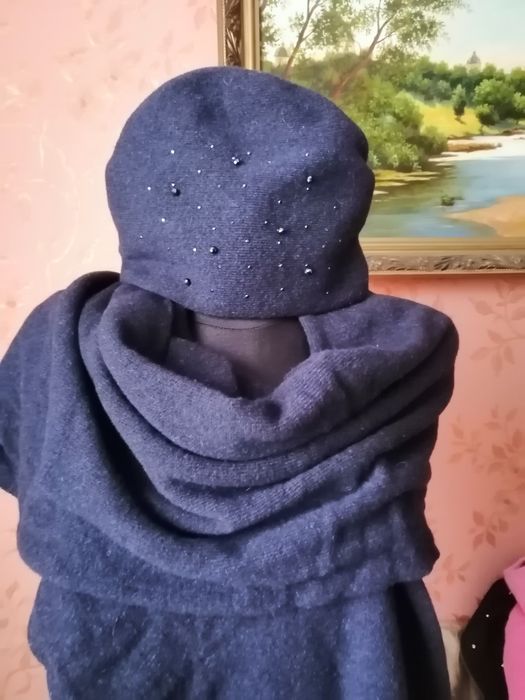 Шапка + шарф палантин, Польша, *КАМЕА*: 390 грн. - Шапки Миколаїв на Olx