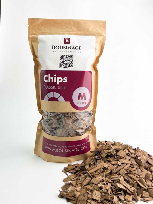 Płatki dębowe Bousinage 750 g -średnio opalane- do fermentacji, do win