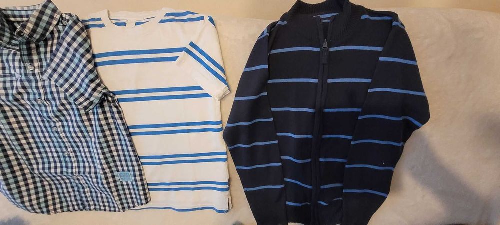 Zestaw, komplet ubrań na lato 134/140, chłopiec