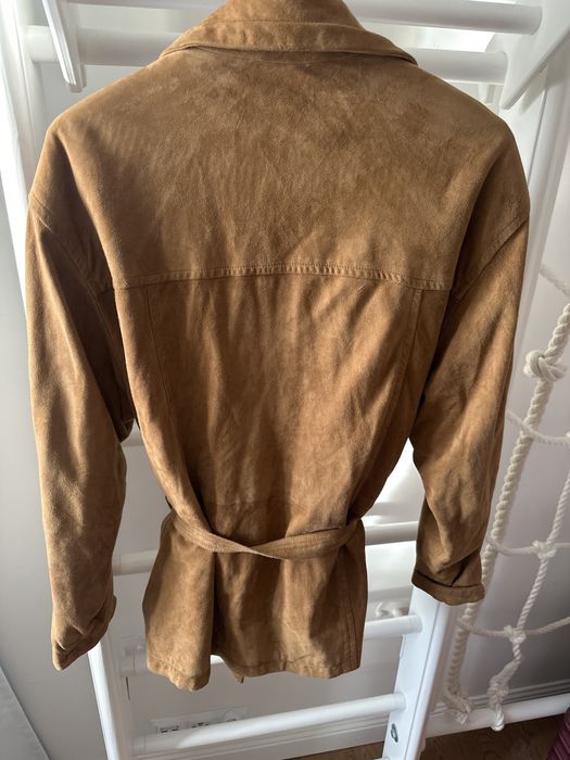 Zamszowa kurtka vintage skorzana 40