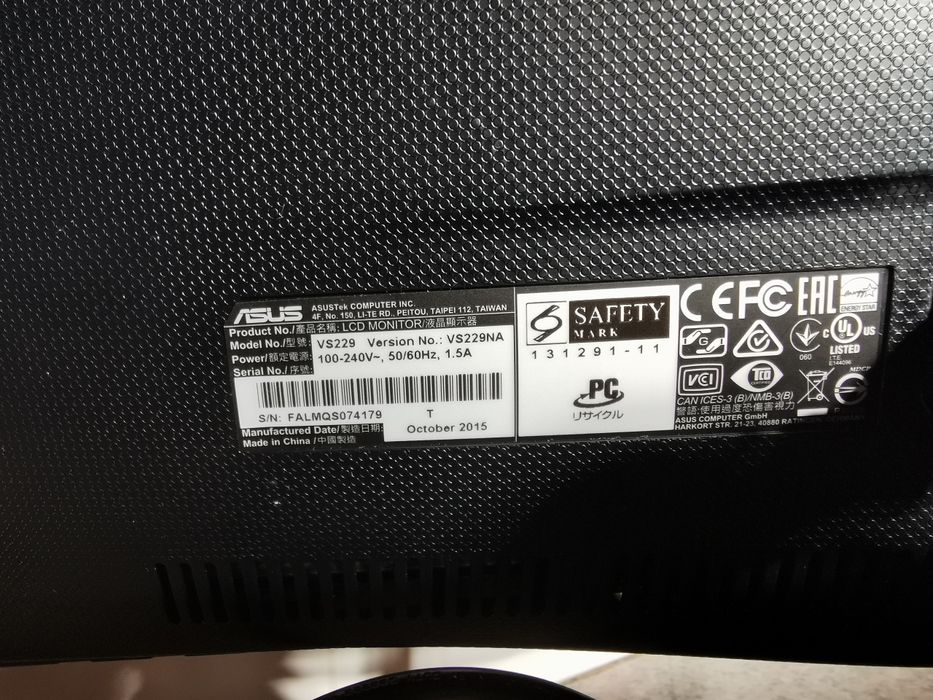 Monitor ASUS FHD VS229 (como novo)