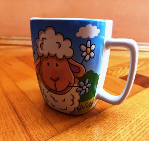 Kubek Wielkanocny - Baranek, zajączek - kolorowy