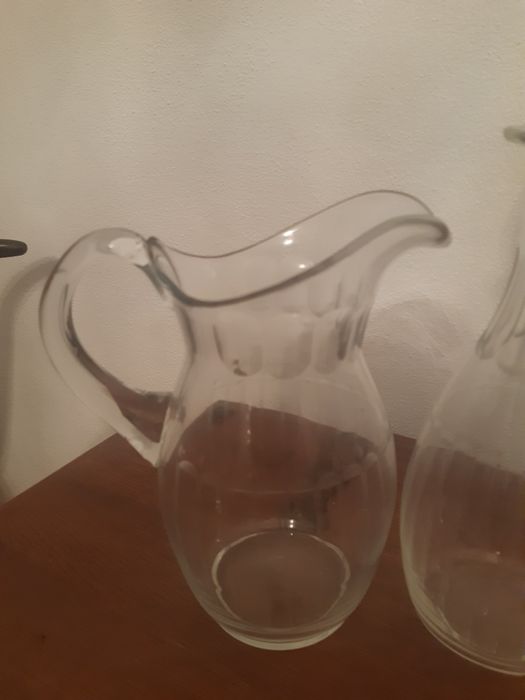 Serviço copos e garrafas