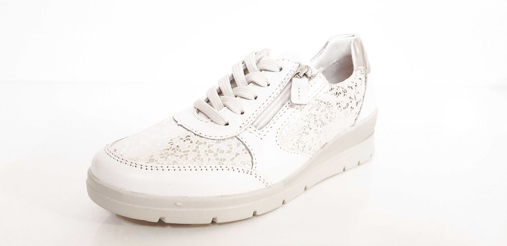 Półbuty damskie Comfortabel skóra białe sport komfort r 37,38,39,40,41