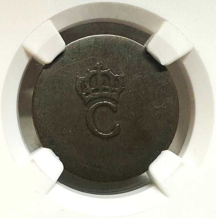 2 Sols - 1779 - França Ultramarina - C Coroado - Louis XVI - NGC (XF)