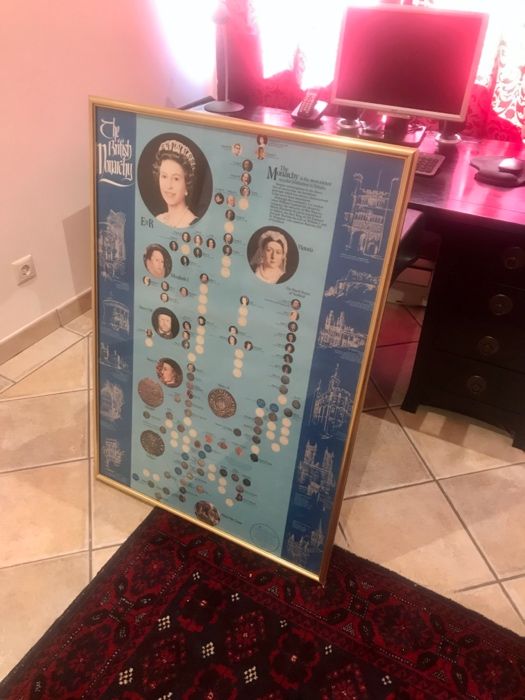 Quadro Isabel II - British Monarchy