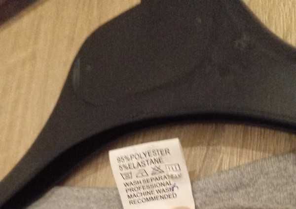 Bluza Męska XXL Plus Size Nowa Szara Czarna Wysoki Mężczyzna
